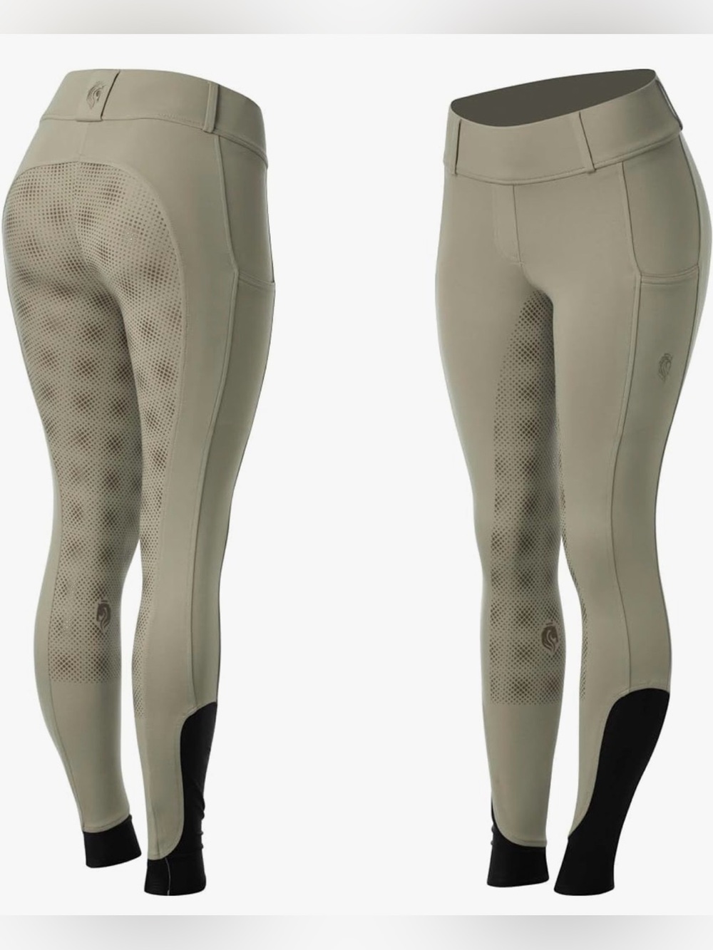 Equinavia Astrid Womens Riding Breeches Full Seat Silicone Phone Pockets (26)